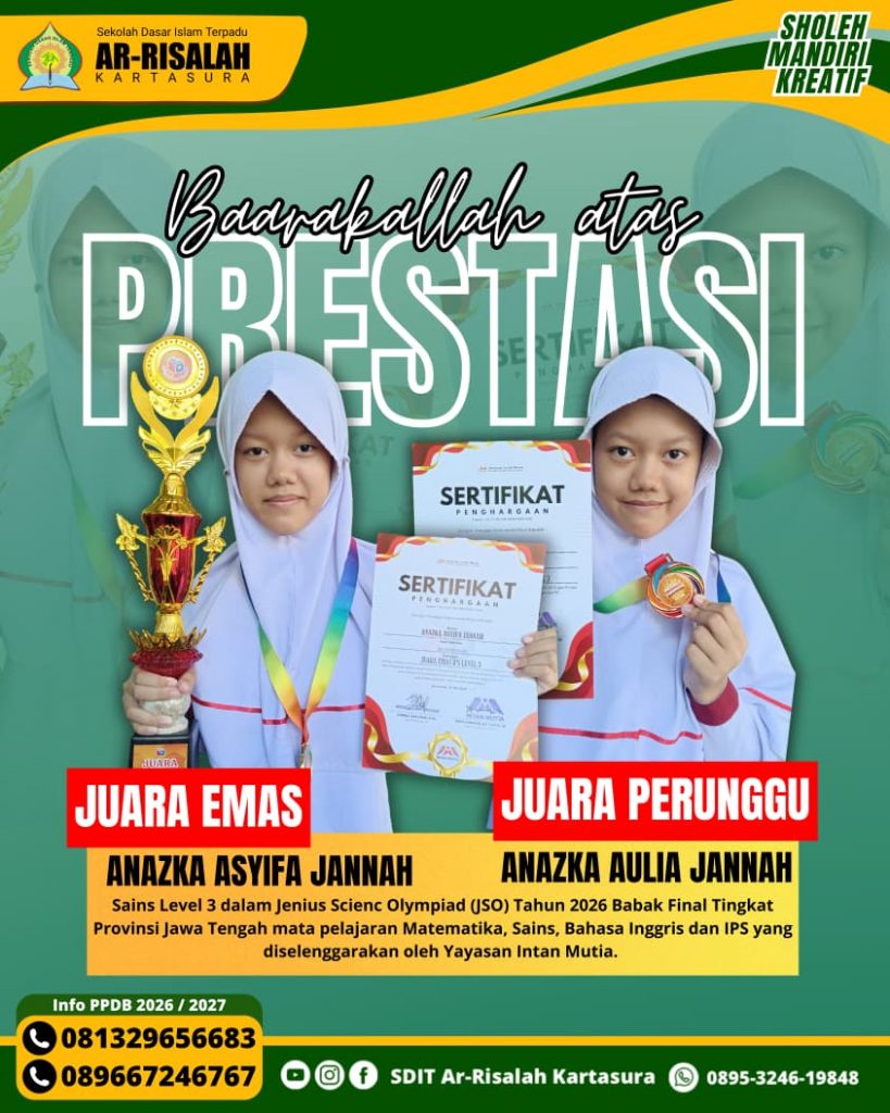 📢Baarokalloh, Kabar Prestasi Sang Juara🏆